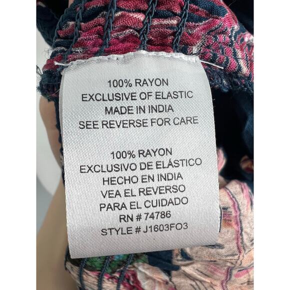 Patrons of Peace Smocked Fitted Tank Sleeveless Blouse Small - Picture 5 of 6